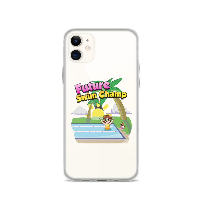 iPhone® Clear Case - Future Swim Champ