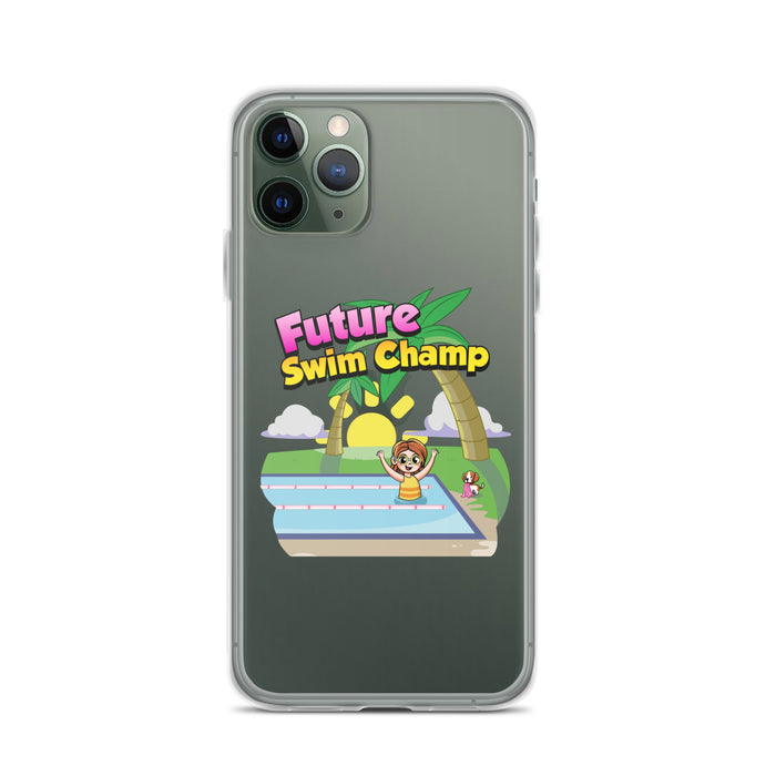 iPhone® Clear Case - Future Swim Champ