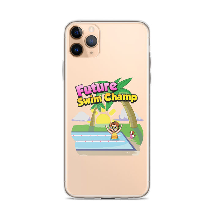 iPhone® Clear Case - Future Swim Champ