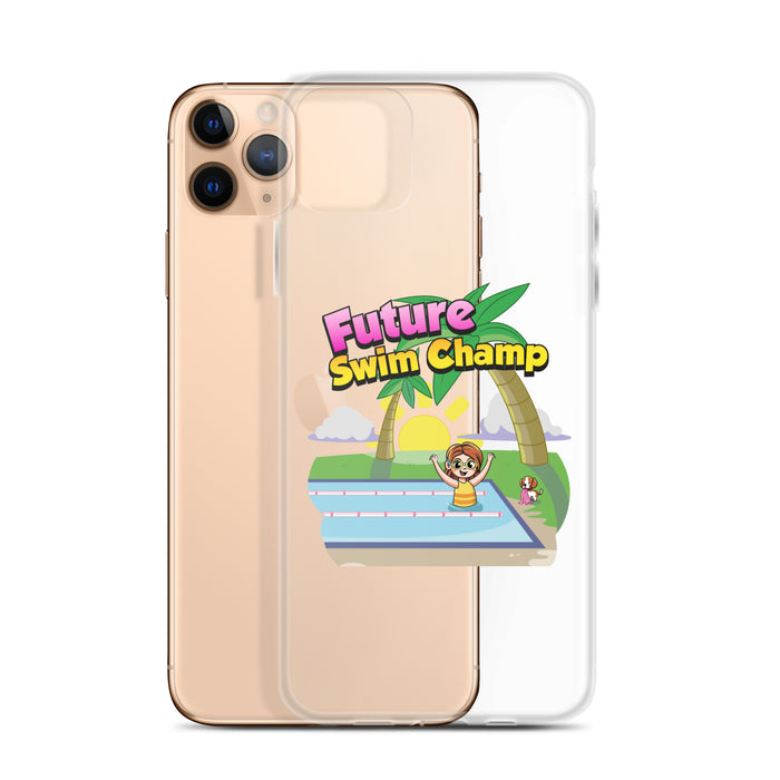 iPhone® Clear Case - Future Swim Champ