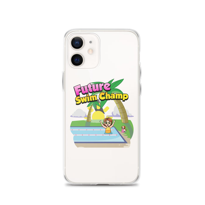 iPhone® Clear Case - Future Swim Champ