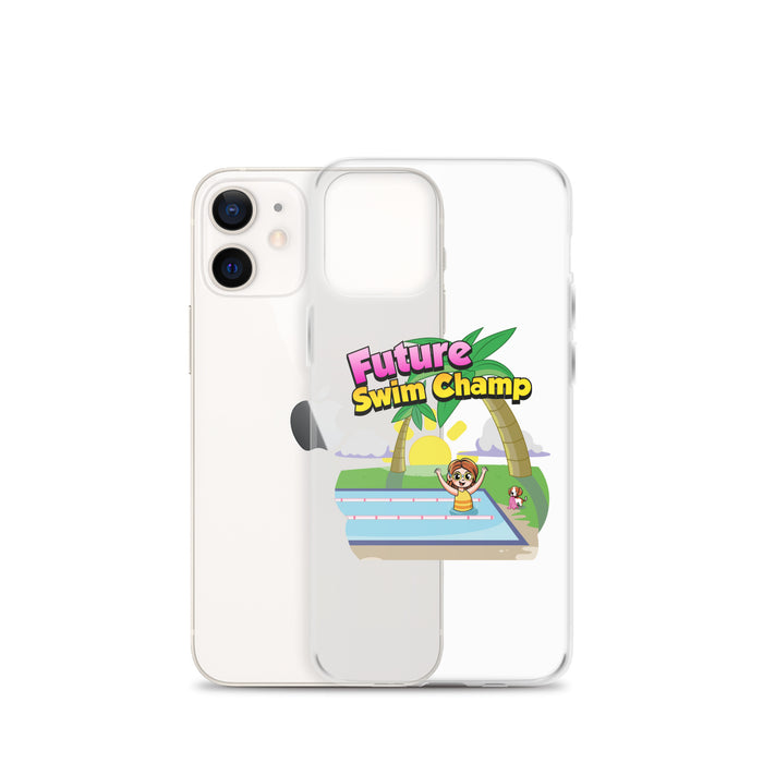 iPhone® Clear Case - Future Swim Champ