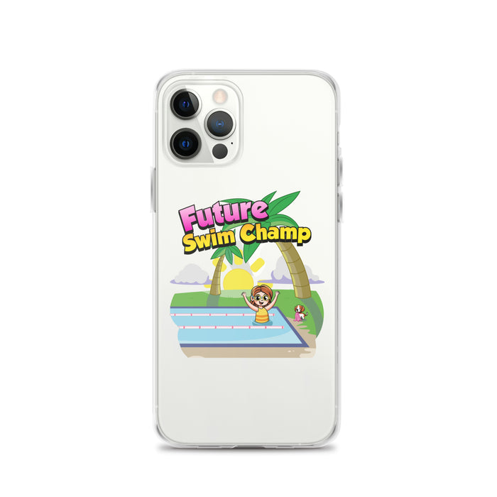 iPhone® Clear Case - Future Swim Champ