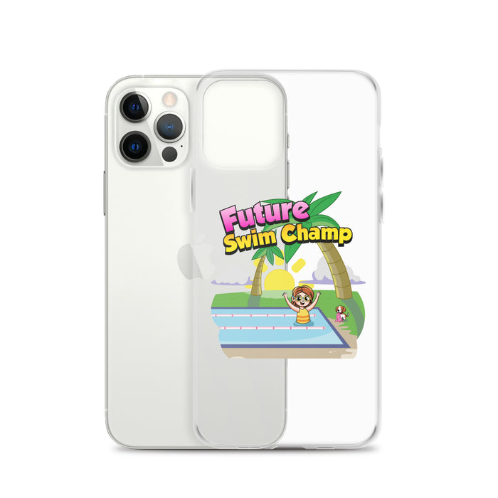 iPhone® Clear Case - Future Swim Champ