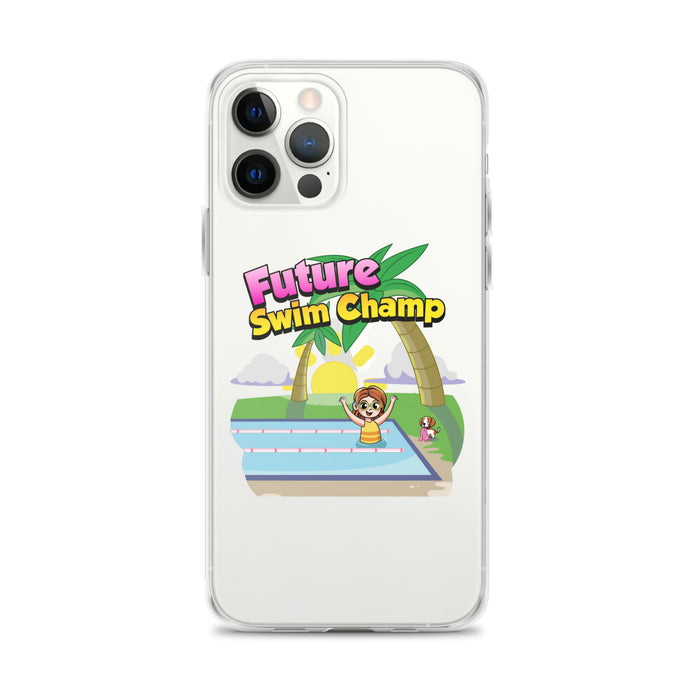 iPhone® Clear Case - Future Swim Champ