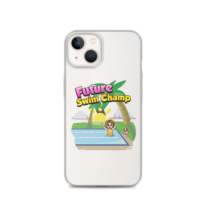 iPhone® Clear Case - Future Swim Champ