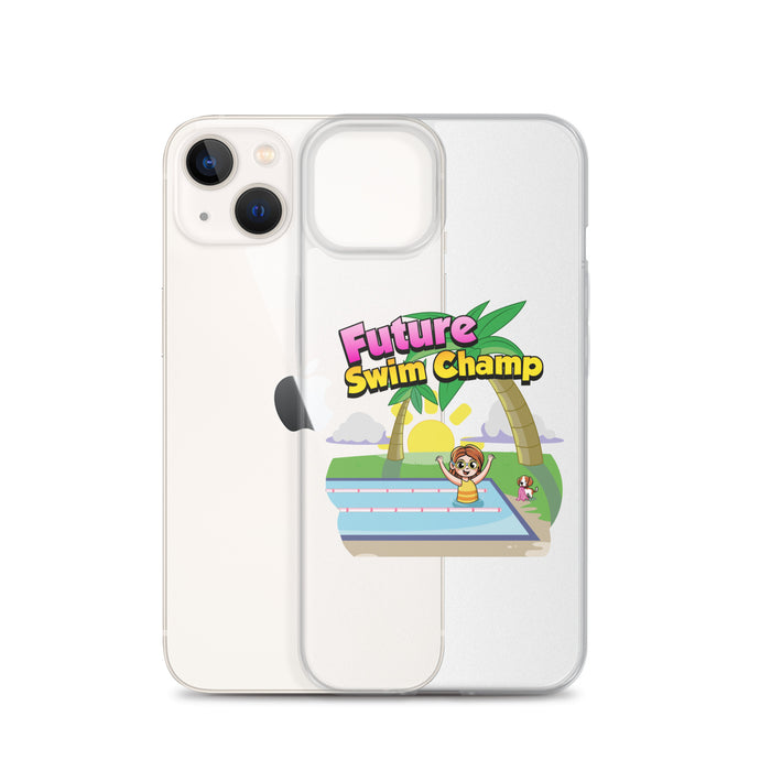 iPhone® Clear Case - Future Swim Champ