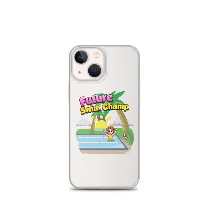 iPhone® Clear Case - Future Swim Champ