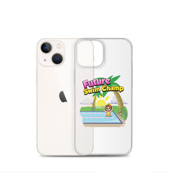 iPhone® Clear Case - Future Swim Champ