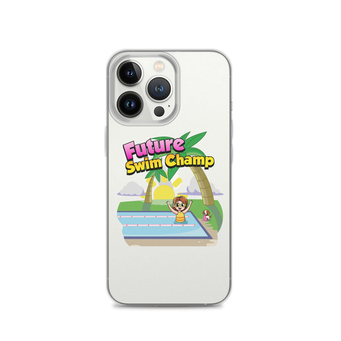 iPhone® Clear Case - Future Swim Champ