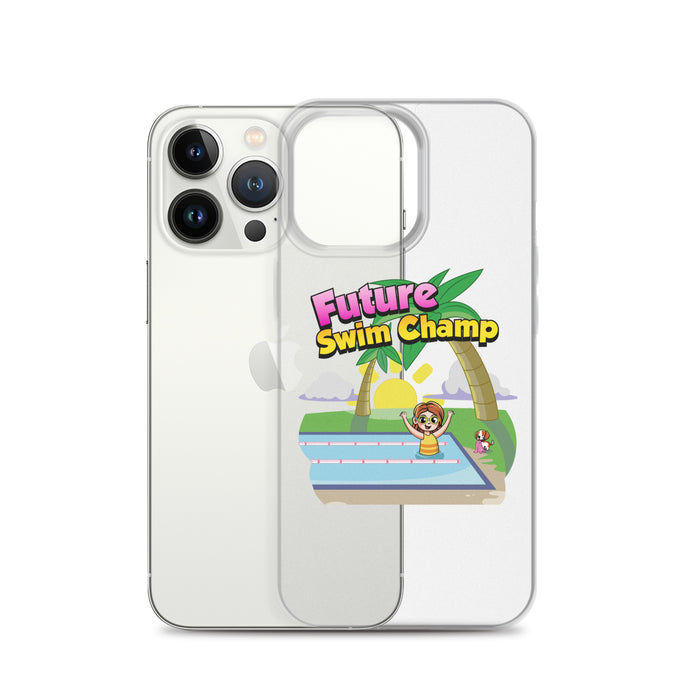 iPhone® Clear Case - Future Swim Champ