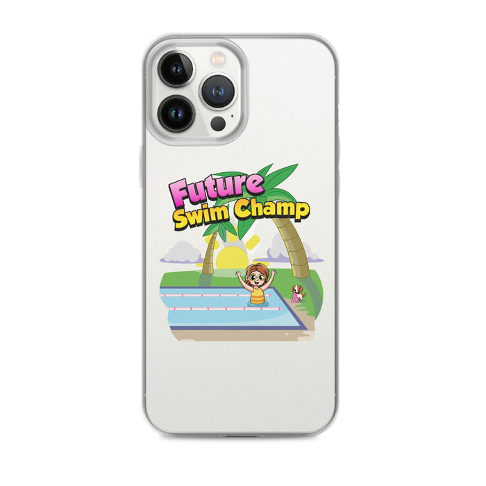 iPhone® Clear Case - Future Swim Champ