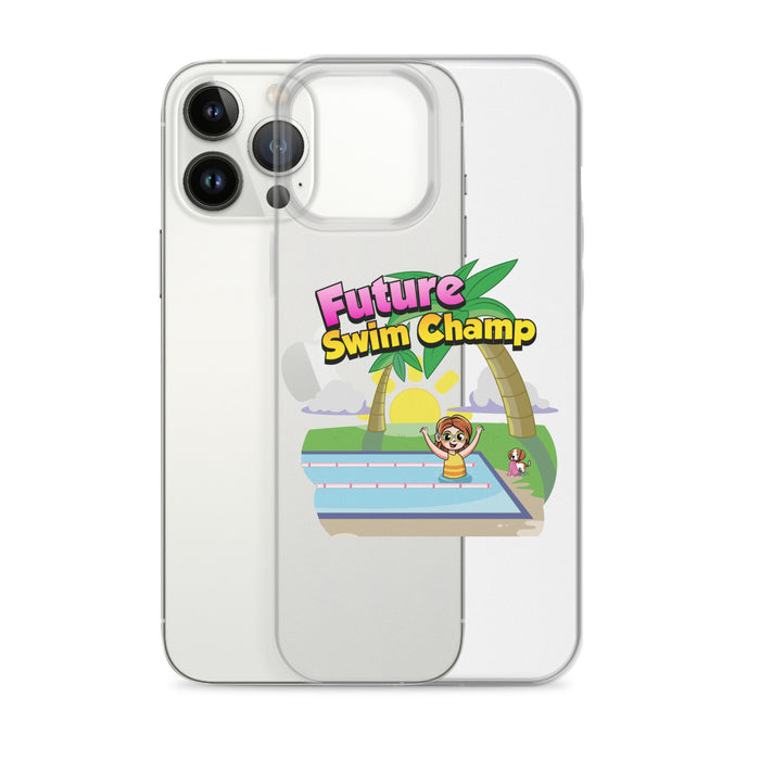 iPhone® Clear Case - Future Swim Champ