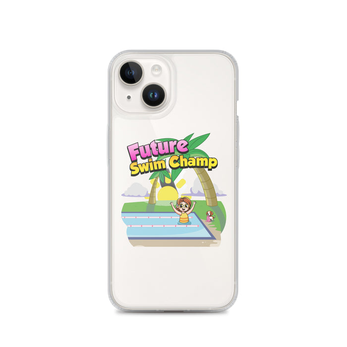 iPhone® Clear Case - Future Swim Champ