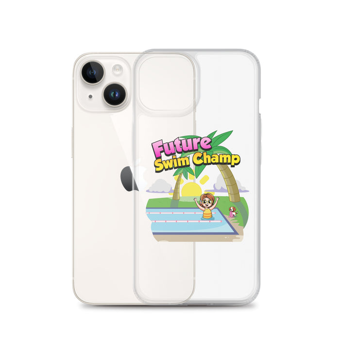 iPhone® Clear Case - Future Swim Champ