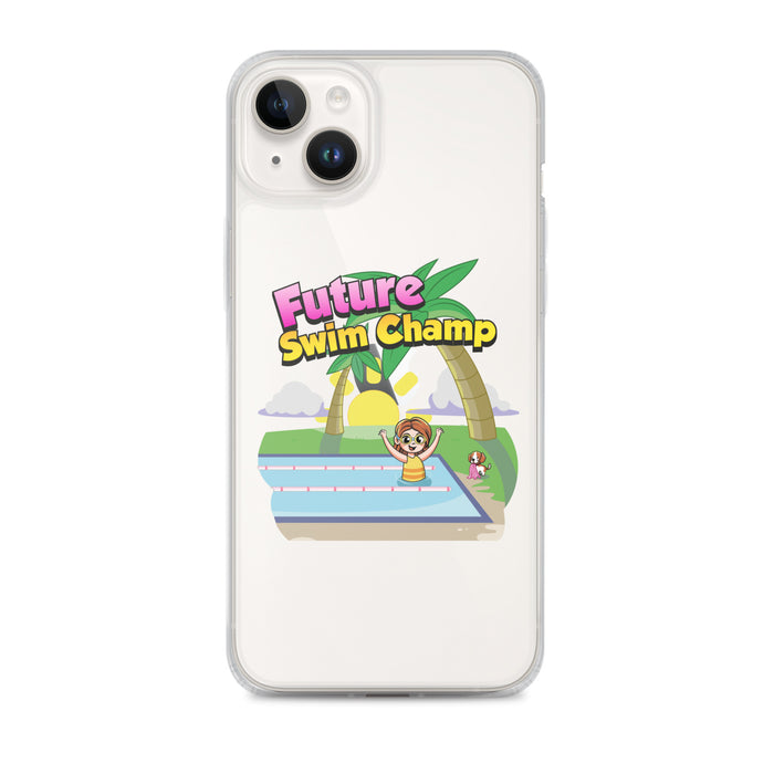 iPhone® Clear Case - Future Swim Champ