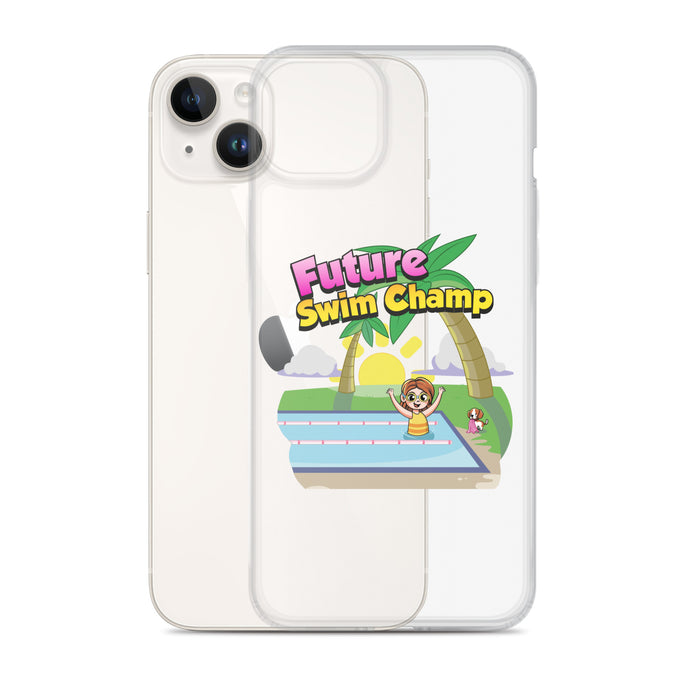 iPhone® Clear Case - Future Swim Champ