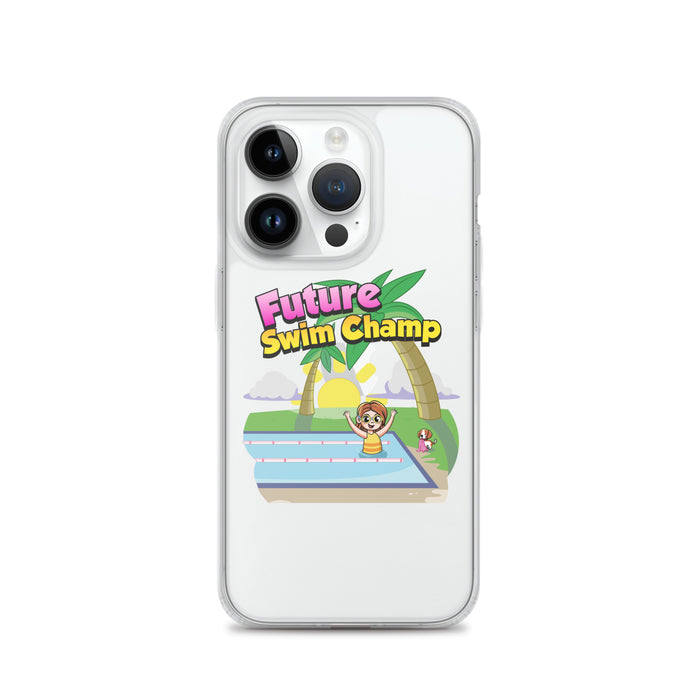 iPhone® Clear Case - Future Swim Champ