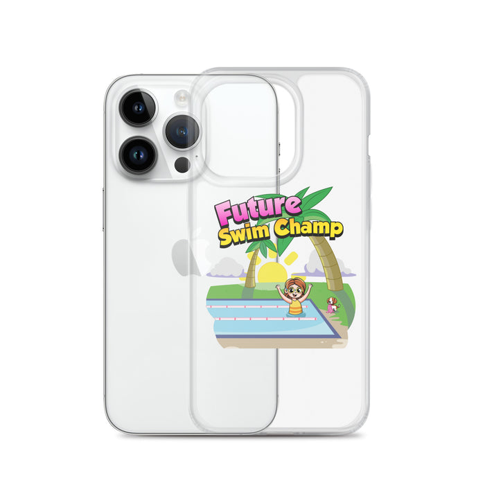 iPhone® Clear Case - Future Swim Champ