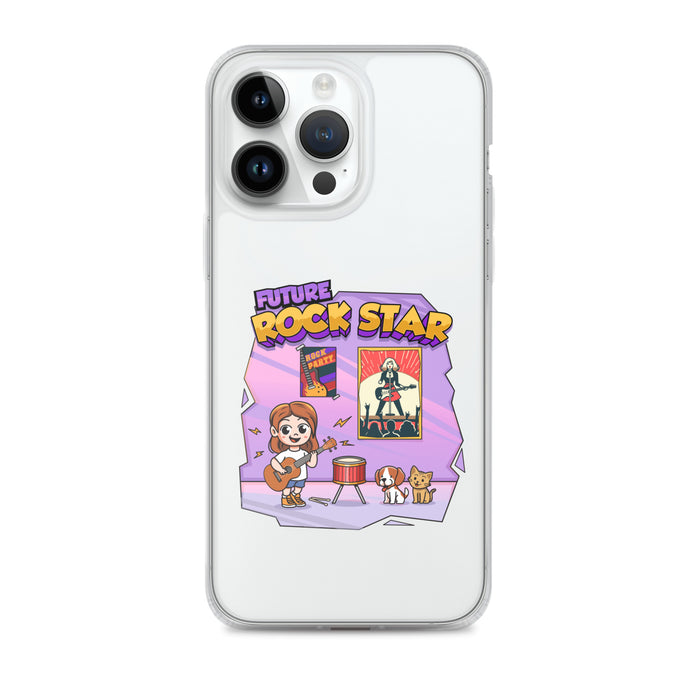 iPhone® - Clear Case - Future Rock Star