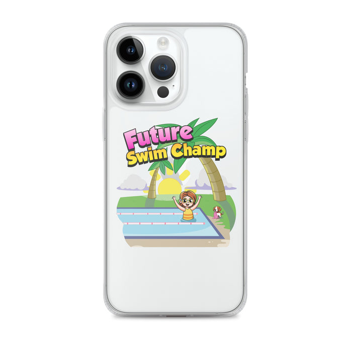 iPhone® Clear Case - Future Swim Champ