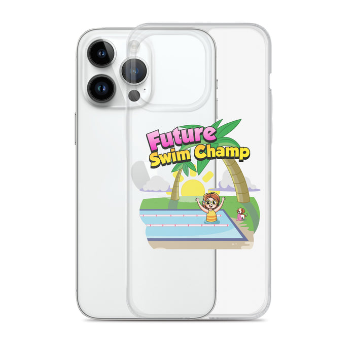 iPhone® Clear Case - Future Swim Champ