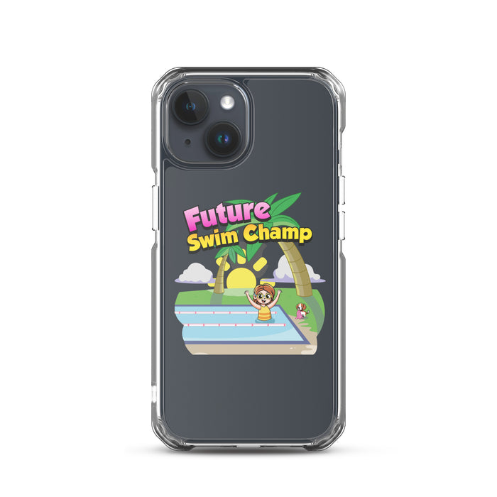 iPhone® Clear Case - Future Swim Champ