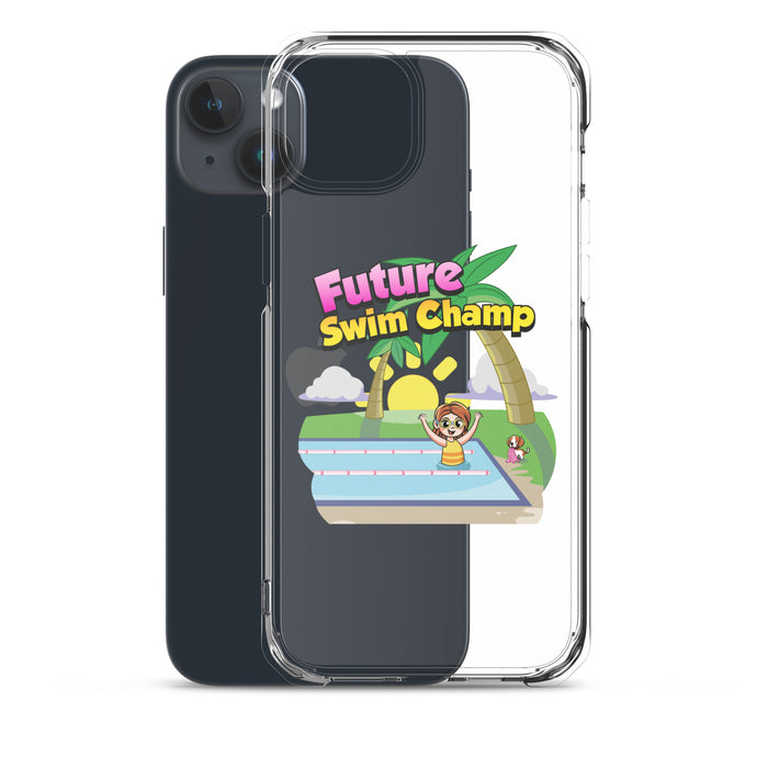 iPhone® Clear Case - Future Swim Champ