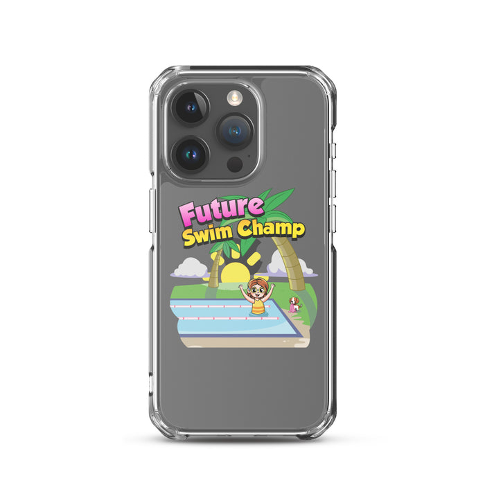 iPhone® Clear Case - Future Swim Champ