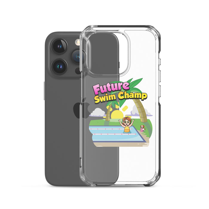 iPhone® Clear Case - Future Swim Champ