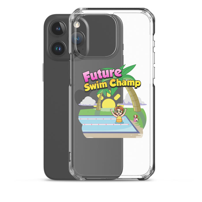 iPhone® Clear Case - Future Swim Champ