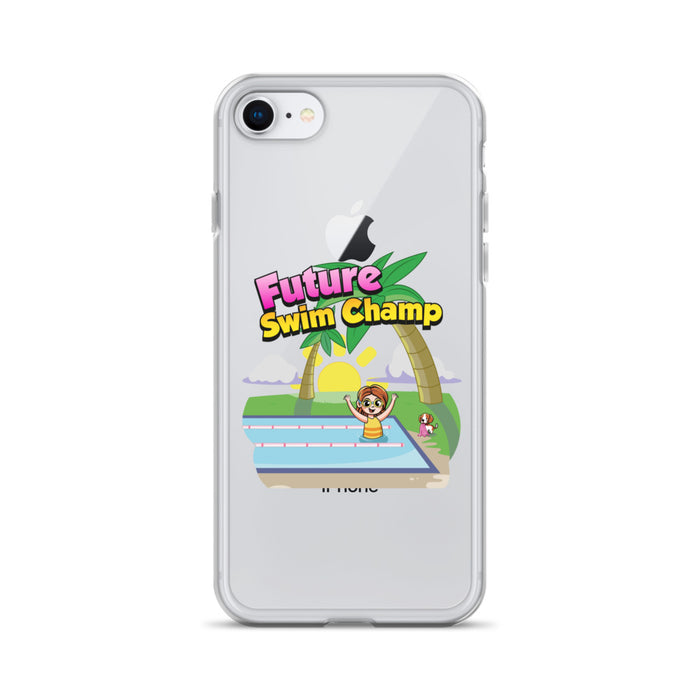 iPhone® Clear Case - Future Swim Champ