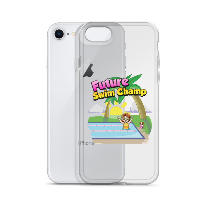 iPhone® Clear Case - Future Swim Champ