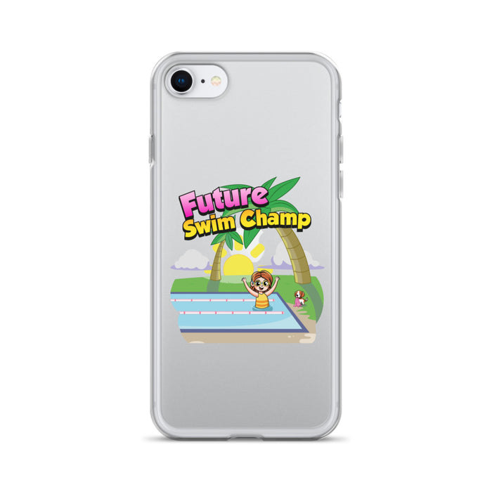 iPhone® Clear Case - Future Swim Champ