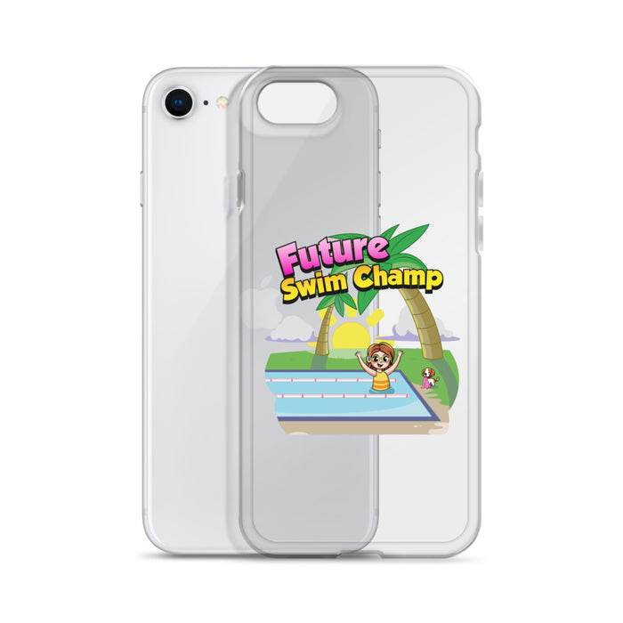 iPhone® Clear Case - Future Swim Champ