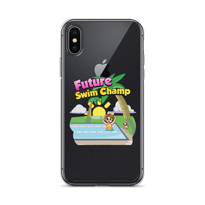 iPhone® Clear Case - Future Swim Champ