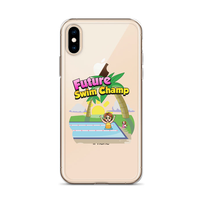 iPhone® Clear Case - Future Swim Champ