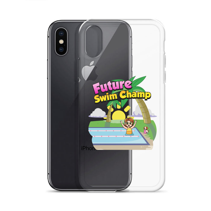 iPhone® Clear Case - Future Swim Champ