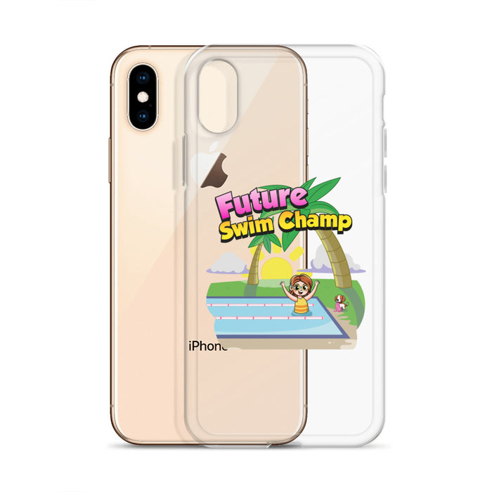 iPhone® Clear Case - Future Swim Champ