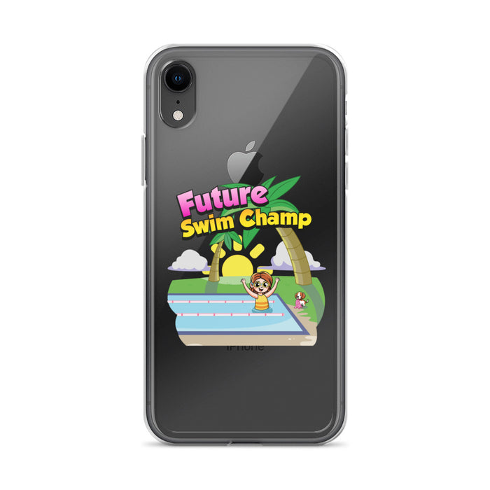 iPhone® Clear Case - Future Swim Champ