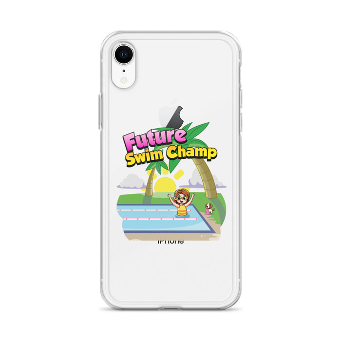 iPhone® Clear Case - Future Swim Champ