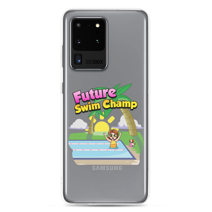 Samsung® Clear Case - Future Swim Champ