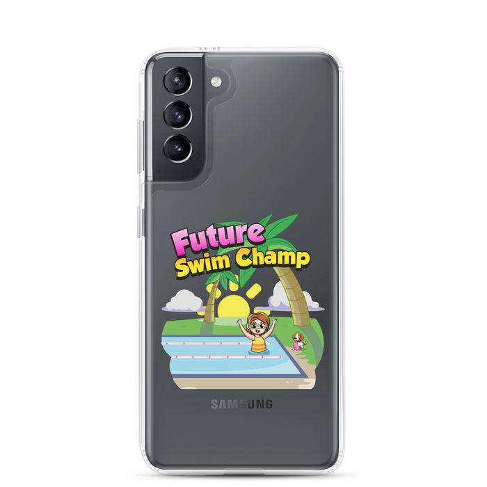 Samsung® Clear Case - Future Swim Champ