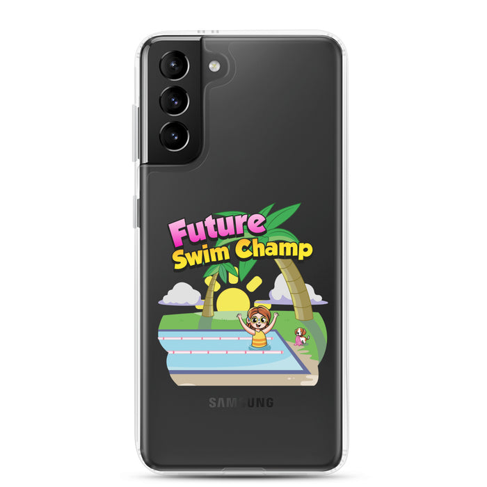 Samsung® Clear Case - Future Swim Champ