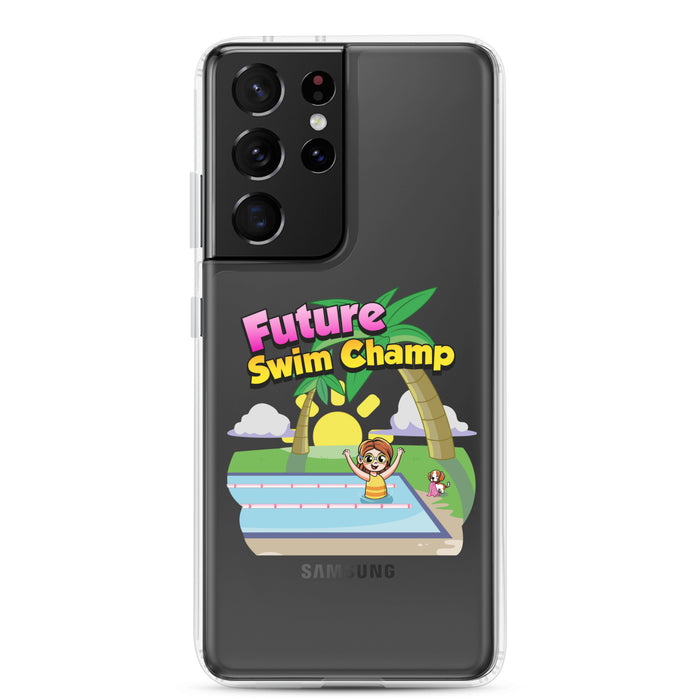 Samsung® Clear Case - Future Swim Champ