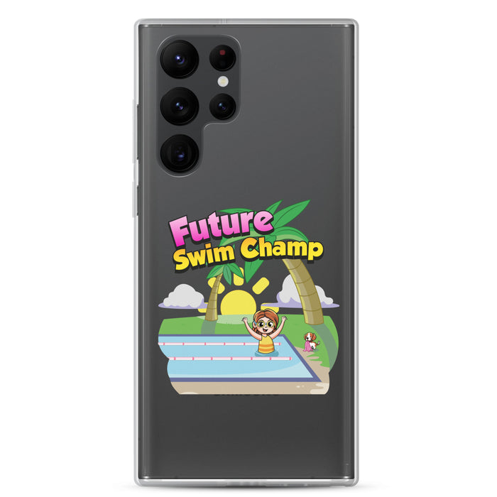 Samsung® Clear Case - Future Swim Champ