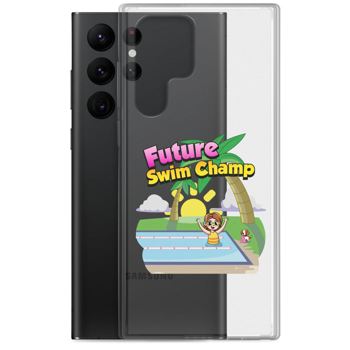 Samsung® Clear Case - Future Swim Champ