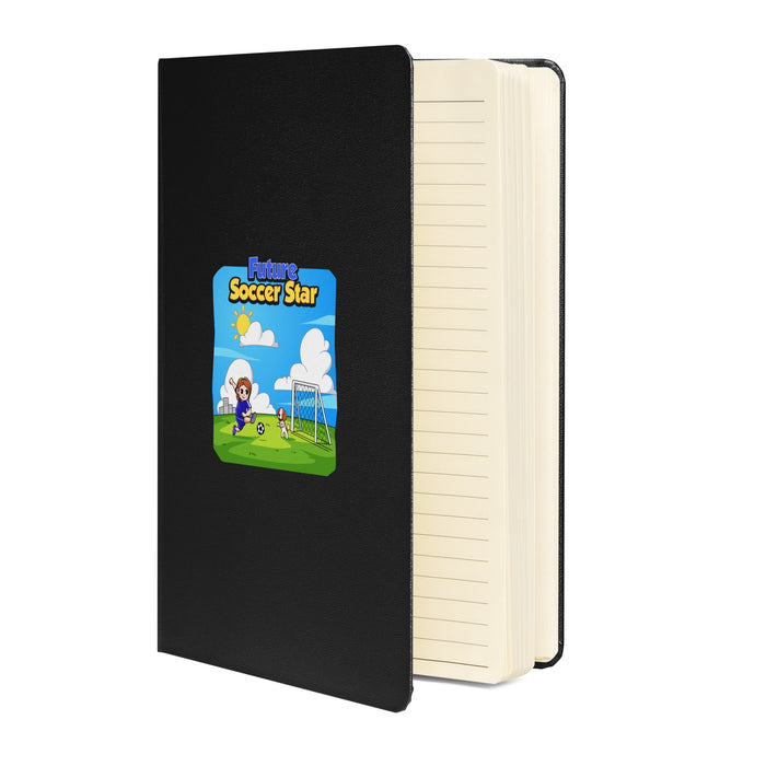 Hardcover bound notebook - Future Soccer Star