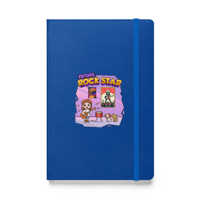 Hardcover bound notebook - Future Rock Star