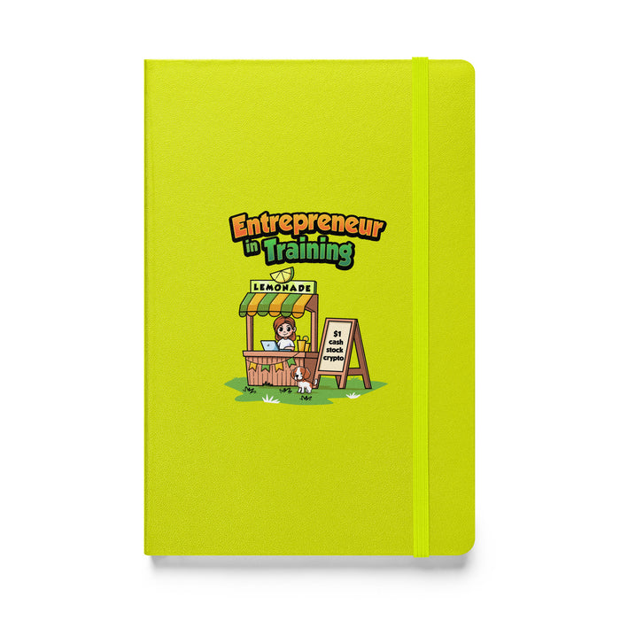 Hardcover bound notebook - Entrepreneur in Training